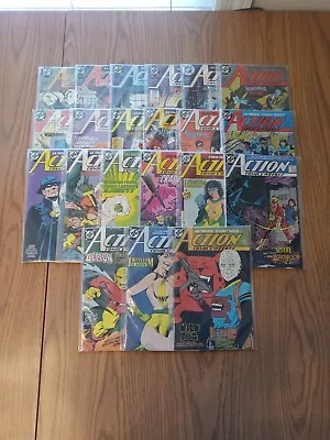 Buy Action Comics 604 - 640, Lot Of 21 NOT COMPLETE. 2 KEYS • 25.90£