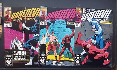 Buy Daredevil #288-290 1991 Marvel Comics Comic Book 3 Issue Run Bullseye READ DESC  • 16.08£