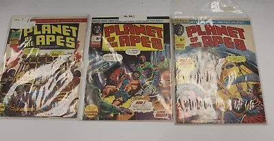 Buy PLANET OF THE APES #3 - 5 Marvel UK Comic Books 1974 - SA1 • 9.99£