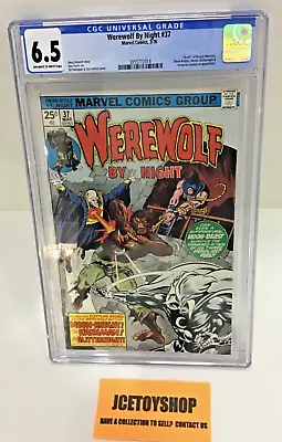 Buy Marvel Werewolf By Night 37 Cgc 6.5 Moon Knight Doctor Glitternight Hangman App • 59.36£