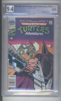 Buy Teenage Mutant Ninja Turtles  Adventures  #36  PGX 9.4  1992   Newsstand Edition • 114.64£
