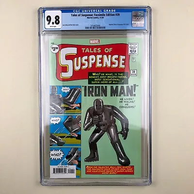 Buy Tales Of Suspense Facsimile Edition #39 (2020) CGC 9.8, 1st Iron Man Reprint • 197.48£