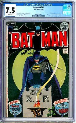 Buy Batman 242 CGC Graded 7.5 VF- White DC Comics 1972 • 127.06£
