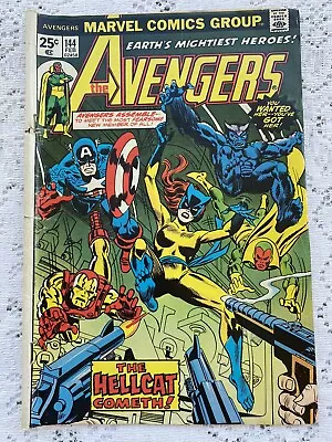 Buy Avengers (1963 Series) #144 '1st Hellcat' Marvel Comics • 1976 • 11.86£