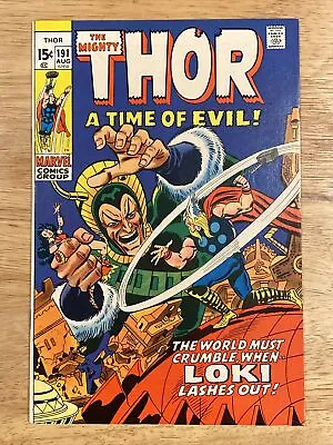 Buy Mighty Thor #191, First Appearance Of Durok The Demolisher Silver Age Key Issue • 80.23£