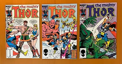 Buy Thor #356, 357 & 358 (Marvel 1985) 3 X FN / FN+ Comics • 18.95£