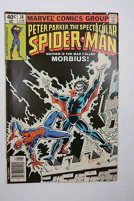 Buy Peter Parker Spectacular Spider-Man #38 Morbius Cured Of Vampirism Marvel 1980 • 15.81£
