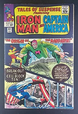 Buy Tales Of Suspense (1959) #62 FN (6.0) Origin Mandarin Jack Kirby Iron Man • 39.41£