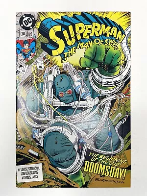 Buy Superman The Man Of Steel #18 1st Appearance Doomsday DC Comics 1992 DCEU • 9.48£