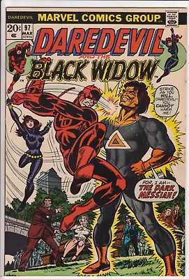 Buy Daredevil #97, Marvel Comics 1973 VF- 7.5 Gene Colan. 1st Dark Messiah • 15.89£