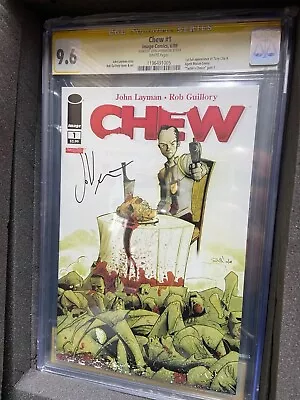 Buy Chew #1 CGC SS 9.6 Signed By John Layman First Print • 375£