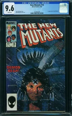 Buy New Mutants #18 CGC 9.6 WP 1984 Marvel (1st App New Warlock) • 42.57£