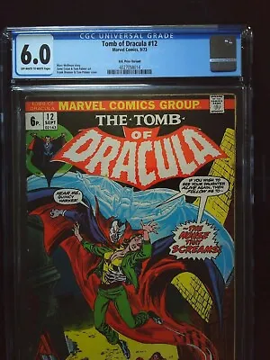 Buy Tomb Of Dracula 12 CGC 6.0 2nd Blade • 250£