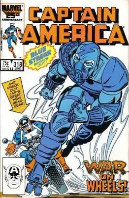 Buy Captain America (1968) # 318 (6.5-FN+) Blue Streak 1986 • 5.85£