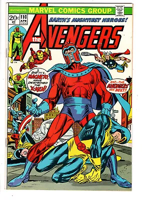 Buy Avengers #110 (1973) - Grade 9.2 - X-men & Magneto Appearance! • 80.43£