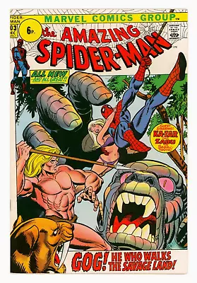 Buy Amazing Spider-Man #103 VF-NM 9.0 Versus Ka-Zar In The Savage Land • 79£