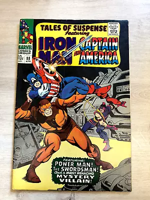 Buy Marvel Comics, Tales Of Suspense #88 1967, Iron Man And Captain America Vf- 7.5 • 45£