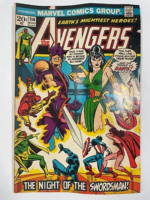 Buy The Avengers Vol. 1 #114  1973 -  John Romita - First Cvr Mantis • 16.09£