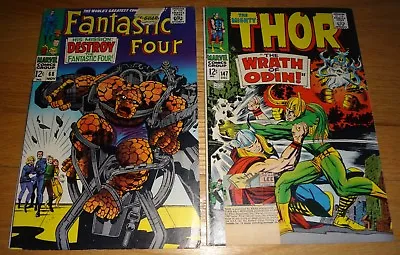 Buy Thor #147  Fantastic Four #68  Nice But Pieces Missing • 18.77£