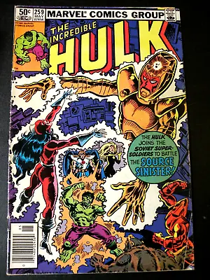 Buy The Incredible Hulk #259 VG/FN Hulk Battle Source Sinister Newsstand • 3.15£