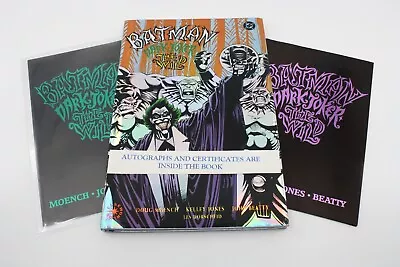 Buy Batman Dark Joker Wild SIGNED HC Moench Jones Beatty 89/550 Green Purple Ashcans • 59.95£