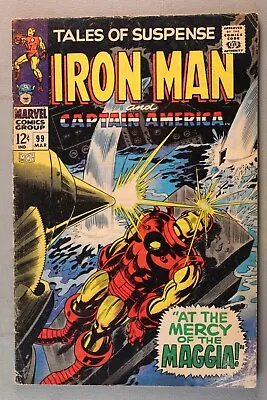 Buy Tales Of Suspense #99 Iron Man & Captain America 1968 At The Mercy Of The Maggia • 11.19£
