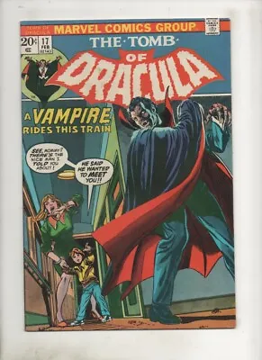 Buy Tomb Of Dracula #17 BLADE VAMPIRE SLAYER BIT By DRACULA! KEY MARVEL! VF 8.0 1974 • 100.43£