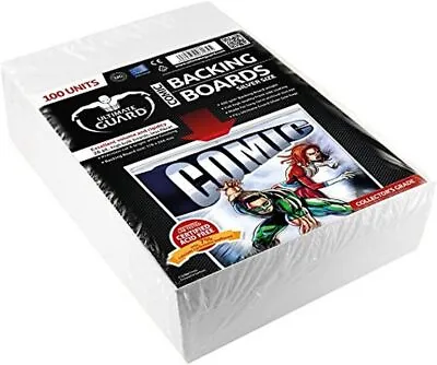 Buy Comic Backing Boards (Silver Size, Pack Of 100) • 23.45£