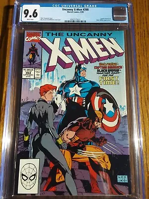 Buy Uncanny X-Men #268 Cgc 9.6 Jim Lee Captain America Appearance Combined S&h • 60.71£