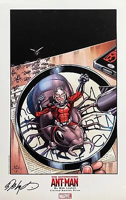 Buy BOB LAYTON Rare ANT-MAN Print 11x17 SIGNED Marvel Premiere 47 MCU Homage CLASSIC • 28.45£