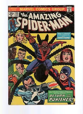 Buy Amazing Spider-Man #135 - 2nd Appearance Punisher - Lower Grade Plus • 79.94£