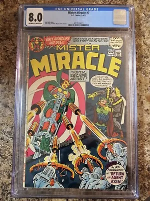 Buy Mister Miracle #7 (1972) CGC 8.0 OW-WP Jack Kirby Bronze Age DC Comics  • 40.21£