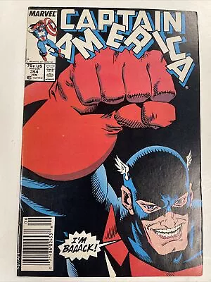 Buy Captain America #354 Newsstand 1st U.S. Agent Appearance MARVEL 1989 NM/VF Key!! • 39.97£