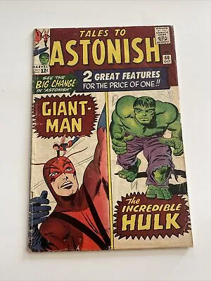 Buy TALES TO ASTONISH No. 60 (1964) Begins Giant Man/Hulk Double Feature! • 55.33£