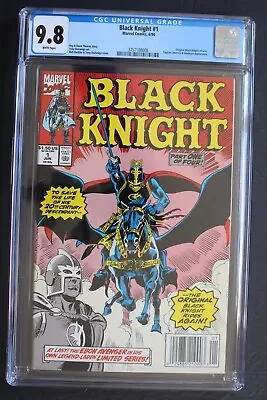Buy Black Knight #1 Dane Whitman 1st SOLO MCU Percival 1990 Le Fay Mordred CGC 9.8 • 78.90£