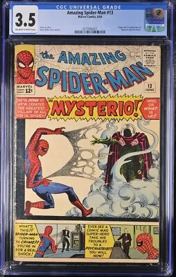 Buy Amazing Spider-Man #13 Marvel Comics, 6/64 CGC 3.5 • 635.48£