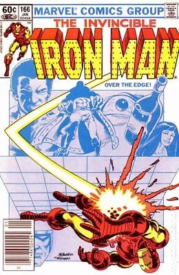 Buy Iron Man #166 VF 1983 Stock Image 1st Full App. Obadiah Stane • 9.09£