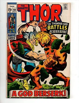 Buy Thor #166  Fn- 5.5   2nd App. Of Him  • 63.33£