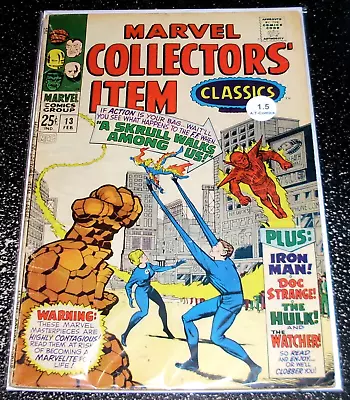 Buy Marvel Collectors Item Classics 13 (1.5) 1st Print 1968 - Flat Rate Shipping • 3.93£