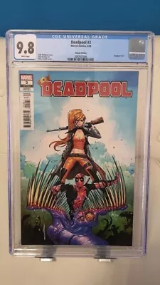 Buy Deadpool # 2 Cgc 9.8 Elsa Bloodstone 1:25 Mirka Andolfo Variant 2020 • 128.98£