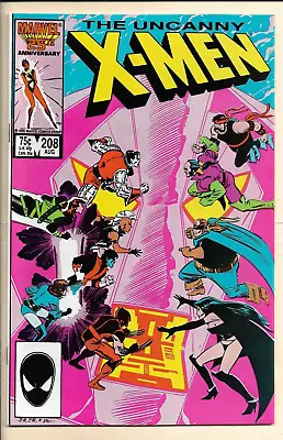 Buy Uncanny X-Men #208 NM (1986) 1st Mention Of Omega Class Mutants. Hellfire Club • 9.52£
