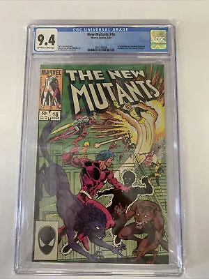 Buy New Mutants #16 1984 CGC 9.4 - 1st Appearance Of Thunderbird II (Warpath) Key • 54.31£