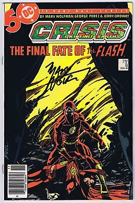 Buy Crisis On Infinite Earths #8 Newsstand GD Signed W/COA Marv Wolfman 1985 DC • 38.16£