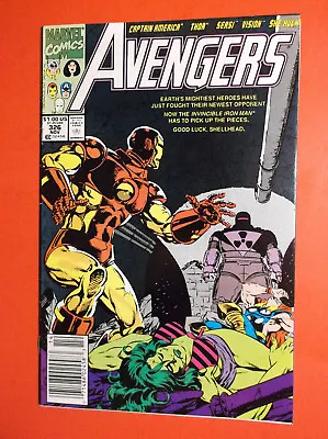 Buy THE AVENGERS # 326 - VF 8.0 - 1st APPEARANCE OF RAGE - 1990 NEWSSTAND • 9.19£