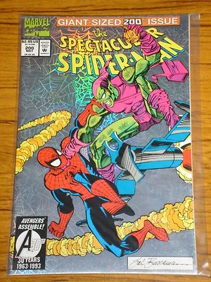 Buy Spiderman Spectacular #200 Vl1 Gs Green Goblin Foil Cvr May 1993 • 16.99£