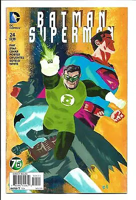 Buy Batman / Superman # 24 DC Comics Green Lantern 75 Variant Cover Nov 2015 NM New • 3.75£