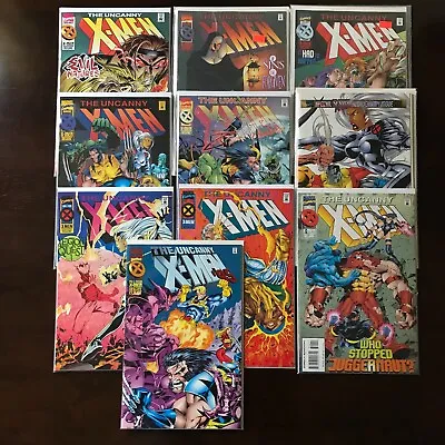 Buy Uncanny X-Men #320, 321, 322, 323, 324, 325, 326, 327, 328 & Annual #95 | Marvel • 14.97£