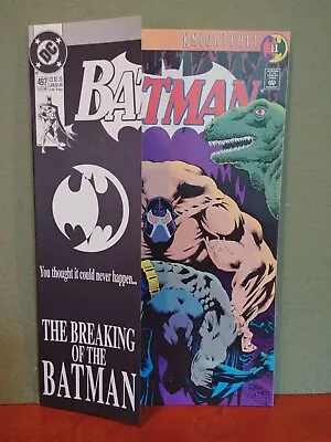 Buy Batman #497  Bane Breaks Batmans Back DC  1993 Direct Edition  9.0 • 3.74£