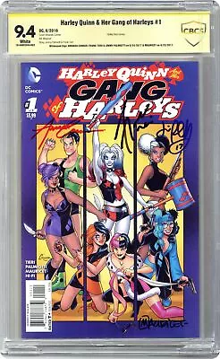Buy Harley Quinn And Her Gang Of Harleys 1A Conner CBCS 9.4 SS 2016 • 88.07£