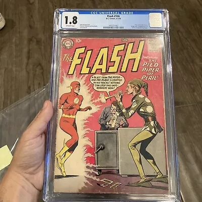 Buy The Flash #106 CGC 1.8 1st Appearance Of Gorilla Grodd & Pied Piper • 656.20£